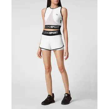 Pánské kraťasy Plein Sport Šortky 2107 Bílá Active Fit XXL