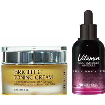 Kosmetická sada CELL BY CELL - VITAMIN & BRIGHT-C DUO - Duo proti pigmentovým skvrnám 2 produkty