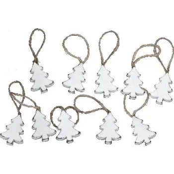 Vánoce Přízdoba stromek, bílá|Ego Dekor