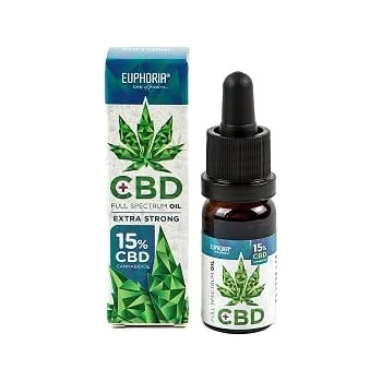 Rostlinný olej Euphoria CBD olej Full Spectrum 15 % – 10 ml