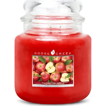 Svíčka Svíčka 0,45 KG Šlupky z jablek, aromatická ve skle (Macintosh Apple)|Goose Creek