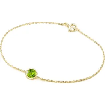 Náramek Zlatý náramek s olivínem Arleth