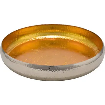 VZ 2021 Mísa GOLD, nerez ocel, stříbrná a zlatá, 37x7cm (DOPRODEJ)|Ego Dekor