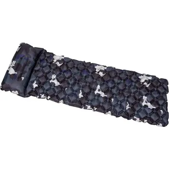 Karimatka Karimatka Acra L140M nafukovací s polštářkem, šedobéžová maskovací, 5cm