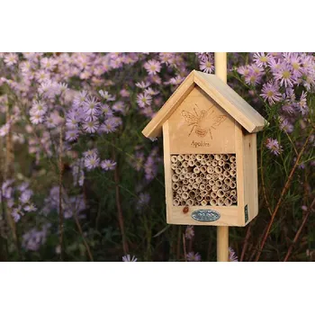 Domeček pro včely BEST FOR BIRDS , světle hnědý, 17 x 12 x 23 cm|Esschert Design