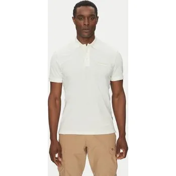 Pánská móda Napapijri Polokošile E-Amundsen NP0A4IN9 Écru Regular Fit 3XL