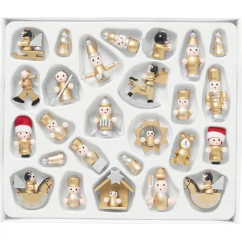Vánoční ozdoba LIVARNO home Sada vánočních ozdob, 26dílná (zlatá)