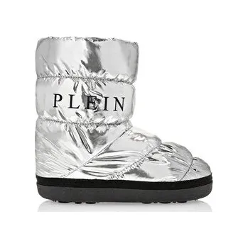 Dámské kozačky PHILIPP PLEIN Kozačky 28538 Stříbrná 31