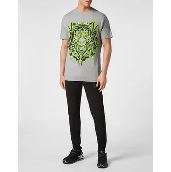 Pánské tričko Plein Sport T-Shirt 4589 Šedá Regular Fit S