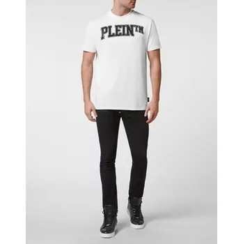 Pánské tričko PHILIPP PLEIN T-Shirt 22951 Bílá Regular Fit S