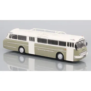 autíčko DeAgostini Ikarus 66 1972 1:72 - Kultovní autobusy minulé éry časopis s modelem #6 Ikarus-66 - kovový model auta 1/72