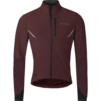 Cyklistická bunda VAUDE Cyklistická větruodolná bunda - KURO SOFTSHELL - hnědá/černá