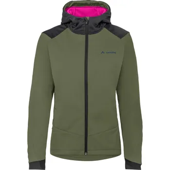Cyklistická bunda VAUDE Cyklistická větruodolná bunda - QIMSA SOFTSHELL - zelená L