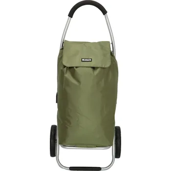 Nákupní taška na kolečkách Beagles Alberic - olivová 41,76L