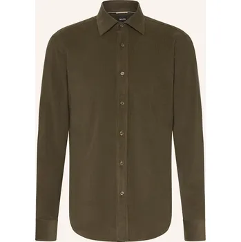 Pánské oblečení Boss Pánská Manšestrová Košile C-Joe Regular Fit, tmavě...