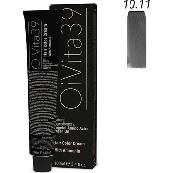 Barva na vlasy OiVita39 Hair Color Cream with Ammonia 10.11 - Profesionální krémová barva na vlasy s amoniakem 100 ml