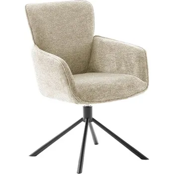 Jídelní židle Jídelní otočná židle AMBER S, krémová