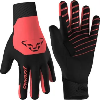 Rukavice Dynafit BLACKLIGHT SOFTSHELL GLOVES - černá/červená M