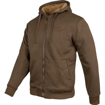 Pánská mikina Mikina Yakka s kožíškem na zip s kapucí HNĚDÁ Mikina Yakka s kožíškem na zip s kapucí HNĚDÁ vel. 3XL