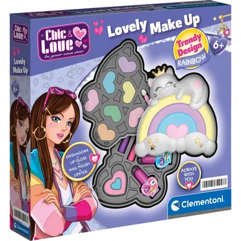 Přípravek na tvář Clementoni Sada make-up a krásy (duha)