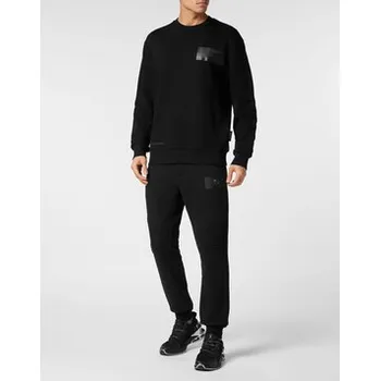 Pánské tričko Plein Sport S dlouhým rukávem 14281 Černá Regular Fit XXL