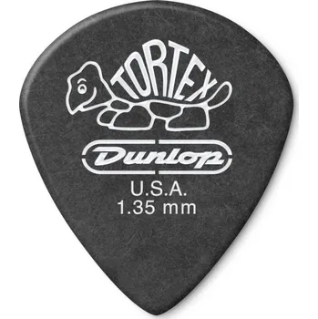 Trsátko Dunlop Tortex Pitch Black Jazz III Pick 1,35mm - 12 ks