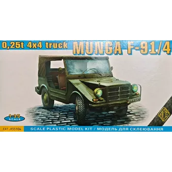 Plastikový model ACE 1/35 MUNGA F-91/4 0,25t truck 4x4