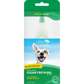 Péče o psí chrup 118ml TropiClean Fresh Breath Clean gel pro péči o zuby psů