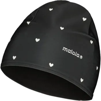 Čepice MALOJA - Čepice dámská GrünbergM/ deep black hearts