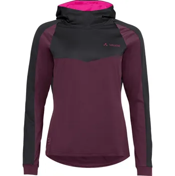 cyklistický dres VAUDE Cyklistický dres s dlouhým rukávem zimní - QUIMSA LS - bordó/růžová/černá M