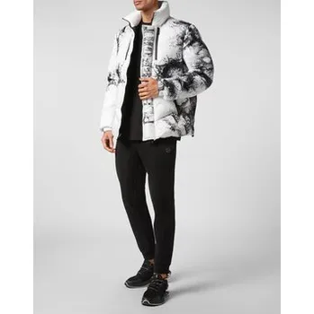 Plein Sport Zimní bunda 379 Bílá Regular Fit 3XL