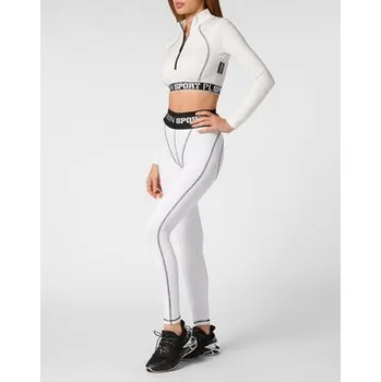 Dámské legíny Plein Sport Legíny 14231 Bílá Active Fit L