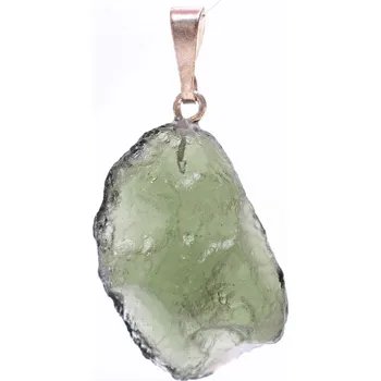 Přívěsek Magieprirody.cz Přívěsek Vltavín 2.4 g 21 x 13 mm šlupna chirurgická ocel #V65