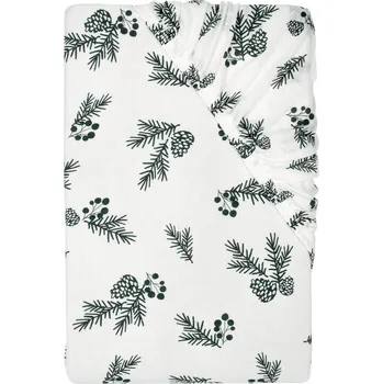 Prostěradlo LIVARNO® Žerzejové napínací prostěradlo, 180-200 x 200 cm (větve)