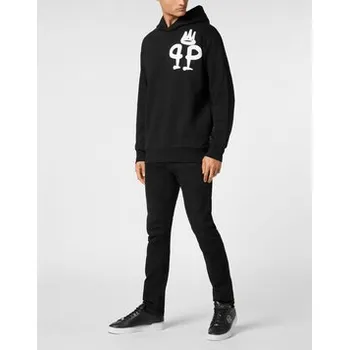 Pánská mikina PHILIPP PLEIN Mikina 9587 Černá Regular Fit S