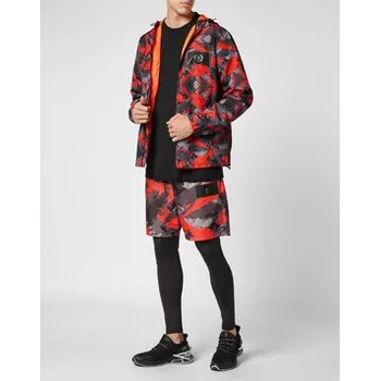 Pánská větrovka Plein Sport Větrovka 7339 Oranžová Regular Fit S