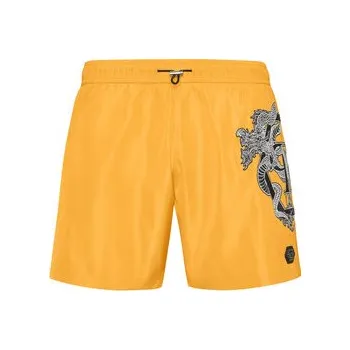 Pánské kraťasy PHILIPP PLEIN Šortky 23677 Žlutá M