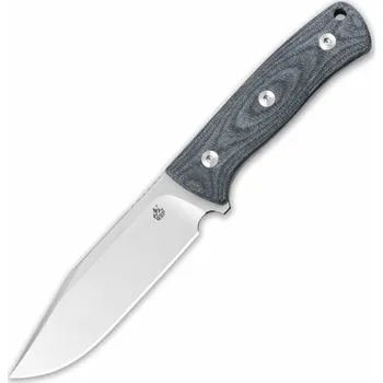 kapesní nůž QSP Nůž Bison V2, Saténová D2 Čepel, Denim Micarta Rukojeť QS134-B
