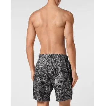 Boxerky PHILIPP PLEIN Boxerky 9845 Černá XXL
