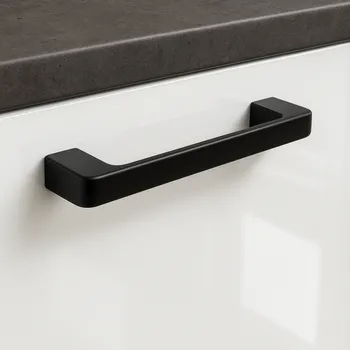 Nábytkové kování Paradox Dizajnová úchytka SIGMA / Černá matná 96 mm