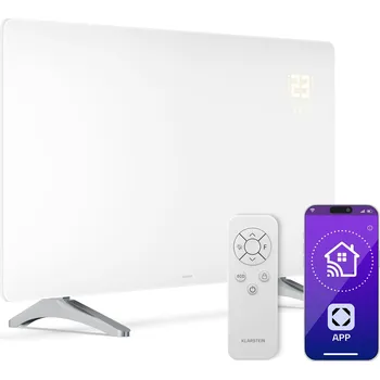 Infrazářič Klarstein Wonderglass Smart 720W 67,6x120cm Infrapanel Bílý (10047635)