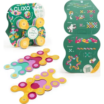 ostatní stavebnice CLIXO Tiny & Mighty Jungle - magnetická stavebnice 9 kusů