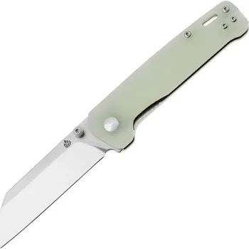 kapesní nůž QPS Penguin V2 D2, dvoubarevná úprava stonewash - satén, Rukojeť: Jade G10 QS130V2-G1