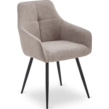 Jídelní židle JAKS Jídelní židle světle hnědá látka Palma