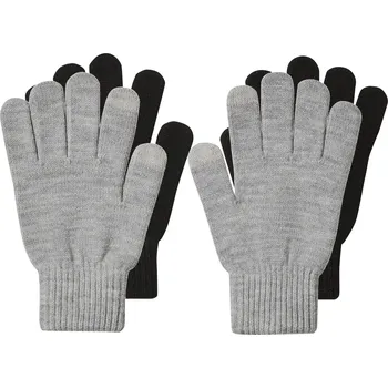 Čepice esmara® Dámská / Pánská čelenka / čepice / rukavice / šála (rukavice, šedá/černá, L/XL)