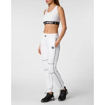 Pánské kalhoty Plein Sport Joggers kalhoty 14235 Bílá Regular Fit L
