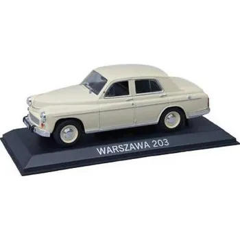 autíčko Warszawa 203 1:43 - DeAgostini časopis s modelem Warszawa 203 - kovový model
