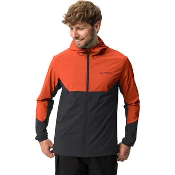 Cyklistická bunda VAUDE Cyklistická větruodolná bunda - MOAB IV - červená/černá M