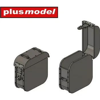 Plastikový model Plusmodel 1/35 Ammunition boxes for machine gun MAXIM