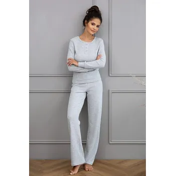 Dámské pyžamo Dámské pyžamo Jade světle šedé S/M